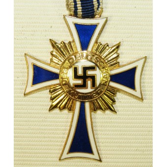 Clase alemán de oro madre cruzada Ehrenkreuz der Deutschen Mutter, Oro. Espenlaub militaria