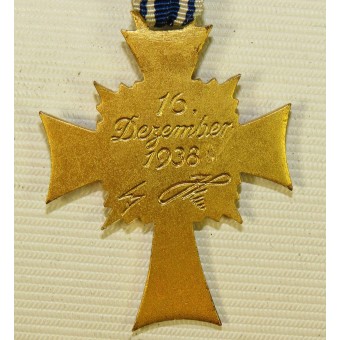 Tyska mors guldkors - Ehrenkreuz der Deutschen Mutter, Gold. Espenlaub militaria