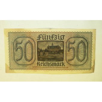 Duitse bezette oostelijke gebieden 50 Reichsmark, 1941-45 jaar. Espenlaub militaria