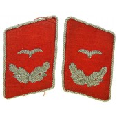 Luftwaffe Flakartillerie, Pattes de collier anti-aérien pour Lieutenant.