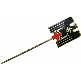 Tysk Röda korsets medlemskap Stickpin. 4:e typ. Espenlaub militaria