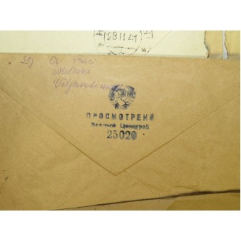 Uppsättning med 8 kuvert 1941-45 år, utfärdade i Estland under den sovjetiska och tyska ockupationen.. Espenlaub militaria