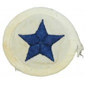 Insigne de la Kriegsmarine de la Seconde Guerre mondiale destiné au personnel engagé pour les uniformes d'été blancs - Boatsman.