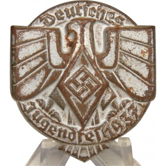 1937 HJ Deutsches Jugendfest badge. Espenlaub militaria
