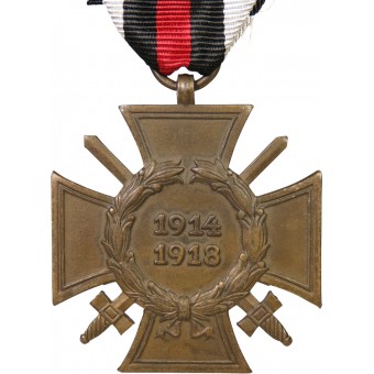 Крест Гинденбурга для комбатанта 1914-1918 год, с мечами GG Gebrüder GloerfeldLüdenscheid. Espenlaub militaria
