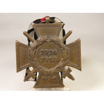 Крест Гинденбурга для комбатанта 1914-1918 год, с мечами GG Gebrüder GloerfeldLüdenscheid. Espenlaub militaria