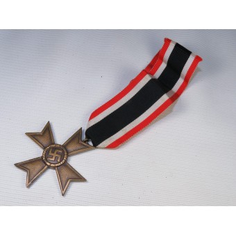 KVK II 1939 cruz del Mérito de Guerra con espadas. latón bronceado. Espenlaub militaria