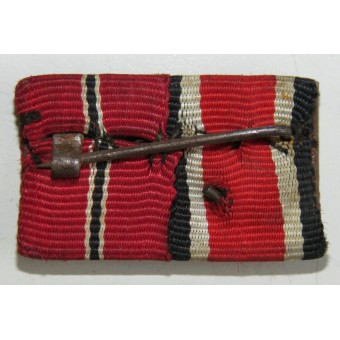 Ostmedaille and EK II Iron cross ribbon bar. Espenlaub militaria