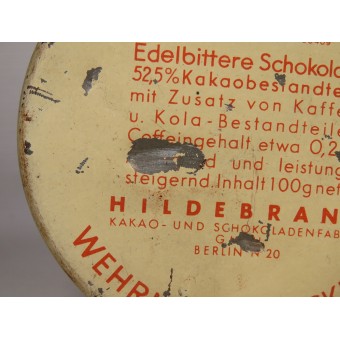 Cioccolato può - 1941 Wehrmacht Packung- Scho-ka-cola. Vuoto. Espenlaub militaria