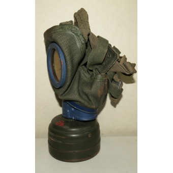 Gaz allemand masque Gasmaske M1930 avec une boîte métallique mi-guerre. Espenlaub militaria