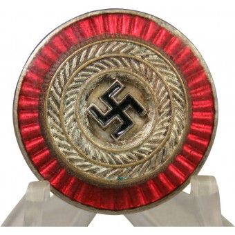 La escarapela de NSDAP sombrero de visera líder M1 / ​​52-Deschler & Sohn. Espenlaub militaria