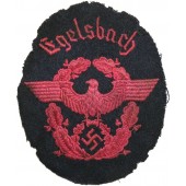 Egelsbach Fire police sleeve eagle. Third Reich