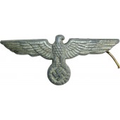 WW2 German headgear eagle, zinc. Berg & Nolte