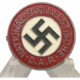 NSDAP member badge RZM. M1/17-F.W Assmann & Söhne-Lüdenscheid. Mint. Zink. Espenlaub militaria