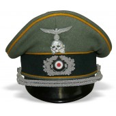 Casquette à visière d'officier de la Wehrmacht, 1 ou 2 escouades du régiment de cavalerie 5