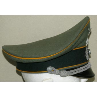 Wehrmachtofficieren Visor Hat, 1 of 2 Squad van Cavalerie Regiment 5. Espenlaub militaria