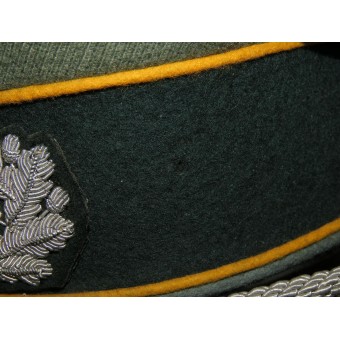 Wehrmacht Officers visor hat, 1 or 2 squad of cavalry regiment 5. Espenlaub militaria