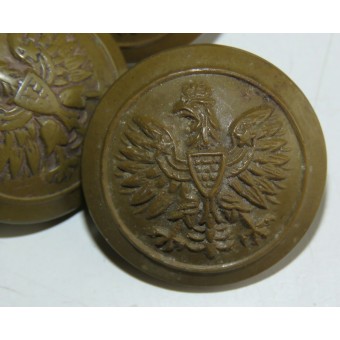 Set di 7 WW2 polacchi tasti di plastica, Esercito Polacco, Armia Krajowa.. Espenlaub militaria