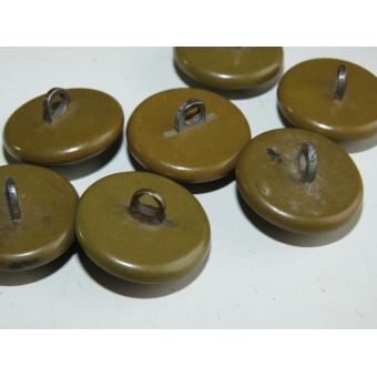 Set of 7 ww2 Polish plastic buttons, Polish Army, Armia Krajowa.. Espenlaub militaria