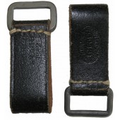 Cintura a D di supporto tedesca della seconda guerra mondiale per cintura da utilizzare con cinghie a Y