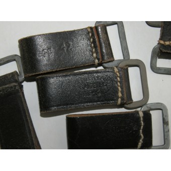 Cinturón D de apoyo alemán de la 2ª Guerra Mundial para cinturón de cintura para usar con correas en Y. Espenlaub militaria