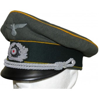Gepantserde verkenning van de Wehrmacht vizierhoed voor officieren. Espenlaub militaria
