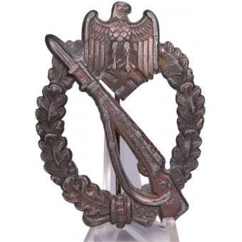 IAB, infantería de asalto insignia - cabeza de huevo tipo, clase de bronce. Espenlaub militaria