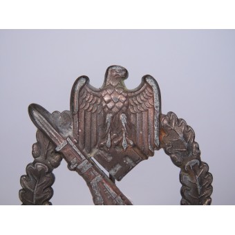 Знак За пехотные штурмовые атаки яйцеголовый бронзовая степень. Espenlaub militaria