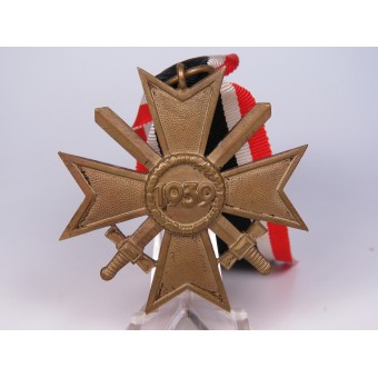 Kriegsverdienstkreuz 2. Klasse mit Schwertern. 1939. Бронза. Espenlaub militaria