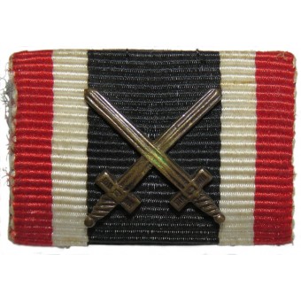 Barra de la cinta de la cruz de mérito 1939 guerra con espadas. Espenlaub militaria