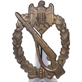 Insignia de asalto de infantería Rudolf Karneth en bronce