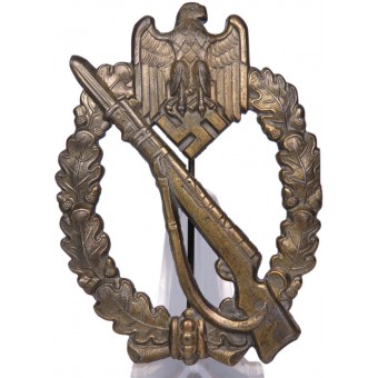 Rudolf Karneth Infanteriets överfallsmärke i brons. Espenlaub militaria
