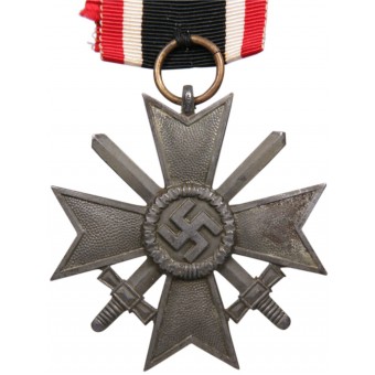 War Merit Cross w/miekkat -kolmas valtakunta. Klein & Quenzer A.G. Idar-Oberstein, 65. Espenlaub militaria