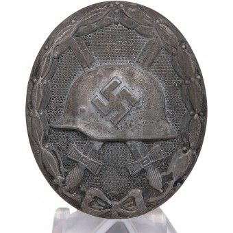 Insignia de la herida en plata, L / 17 Hermann Wernstein Jena. Espenlaub militaria