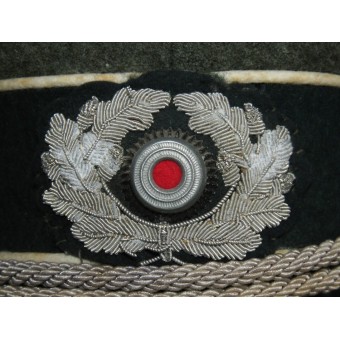 Geb.Jäg.Rgt. 297 officier - casquette visière de Heer officier Infanterie. Espenlaub militaria