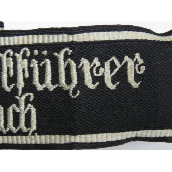 Очень редкая манжетная лента “Der Standortfuhrer Brombach”. Espenlaub militaria