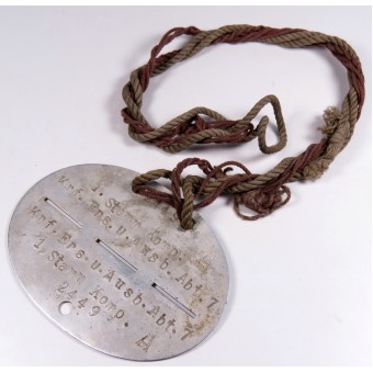 Идентификационный жетон военного водителя Вермахта. Espenlaub militaria