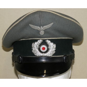 Inferiore rango di cappello visiera fanteria Wehrmacht militari. Espenlaub militaria