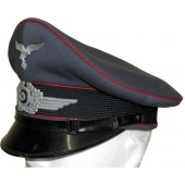 Luftwaffes luftvärnsflottilj Flakartilleri NCO's visir hatt