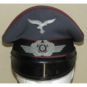 Cappello visiera Luftwaffe antiaereo flakartillery di NCO. Espenlaub militaria