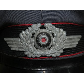 Luftwaffes luftvärnsflottilj Flakartilleri NCOs visir hatt. Espenlaub militaria