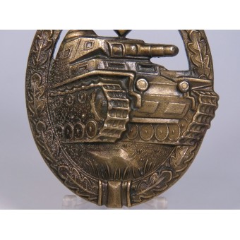 Panzerkampfabzeichen en bronce - Steinhauer y suerte. Espenlaub militaria