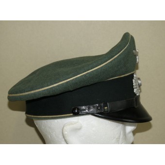 WW2 German Wehrmacht Heer visor hat for enlisted ranks in infantry. Espenlaub militaria