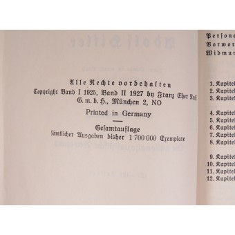 Mein Kampf von Adolf Hitler. 1934. Die Bibel des Dritten Reiches.. Espenlaub militaria