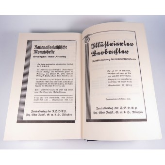 Mein Kampf av Adolf Hitler. 1934. Tredje rikets bibel.. Espenlaub militaria