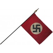 La bandera nacional con la esvástica del Tercer Reich 1933-1945