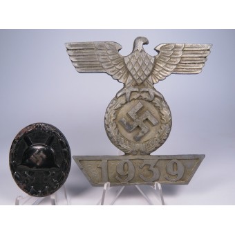 Настенное украшение в виде шпанги за повторное награждение железным крестом 1939. Espenlaub militaria