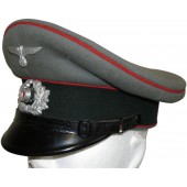 Cappello con visiera per sottufficiali dell'artiglieria della Wehrmacht Heer. L'edizione prebellica