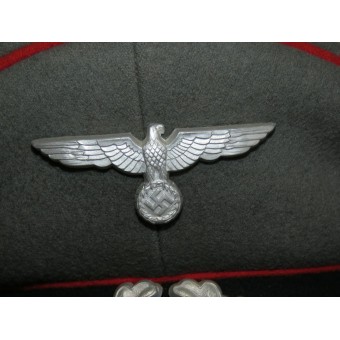Wehrmacht Heer tykistö NCOS Visiir -hattu. Sotaa edeltävä kysymys. Espenlaub militaria