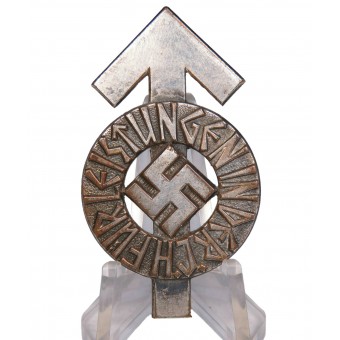HJ - Leistungsabzeichen. HJ Proficiency Badge in Silver B type, marked RZM M 1/63 Steinhauer & Lück. Espenlaub militaria